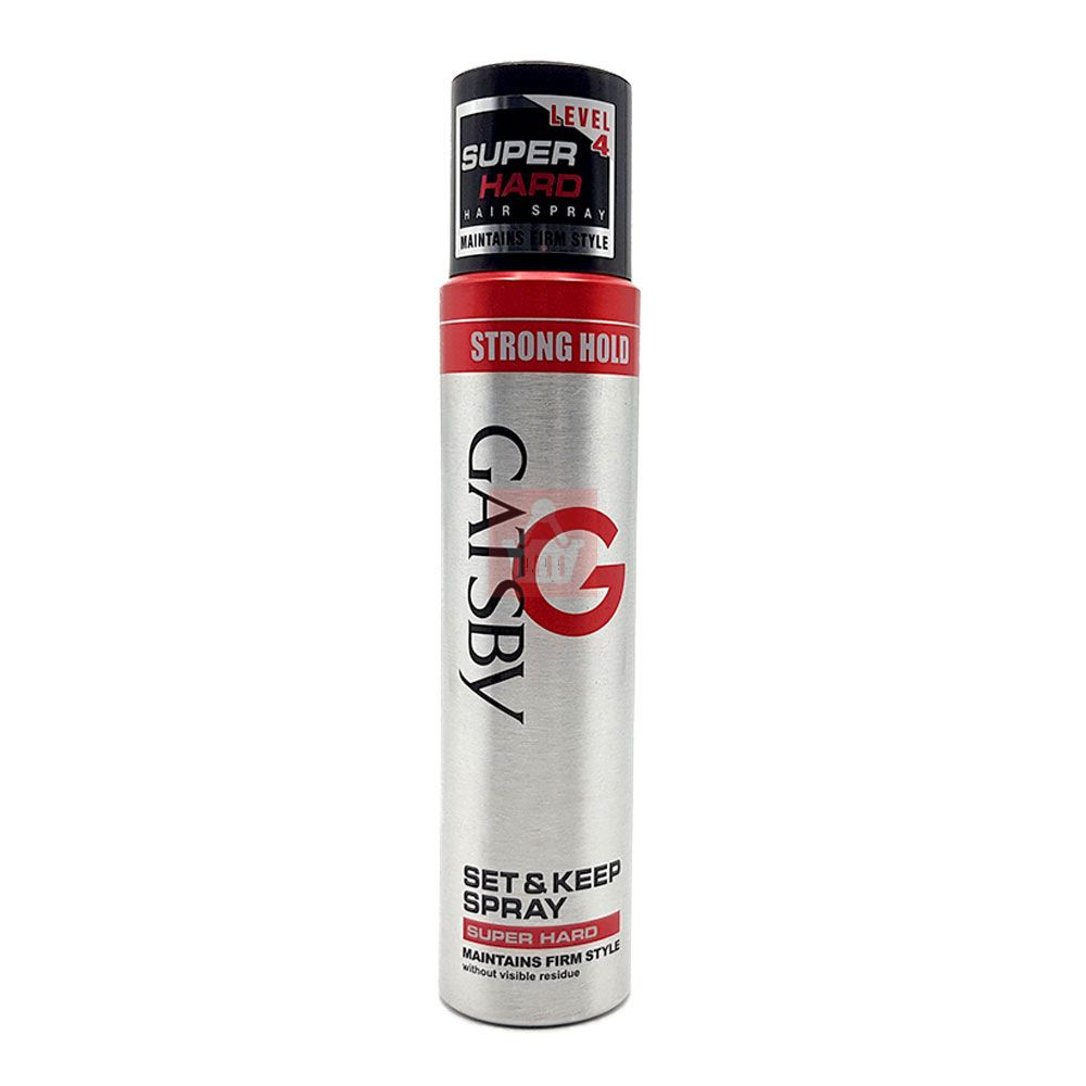 Gatsby Super Hard Set & Keep Styling Hair Spray 250ml