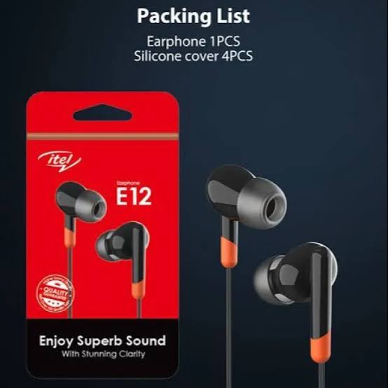 itel E12 Earphone High quality-Original