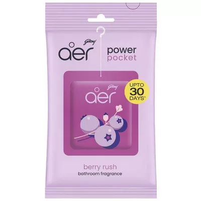 Godrej Aer Power Pocket Bathroom Fragrance Berry Rush